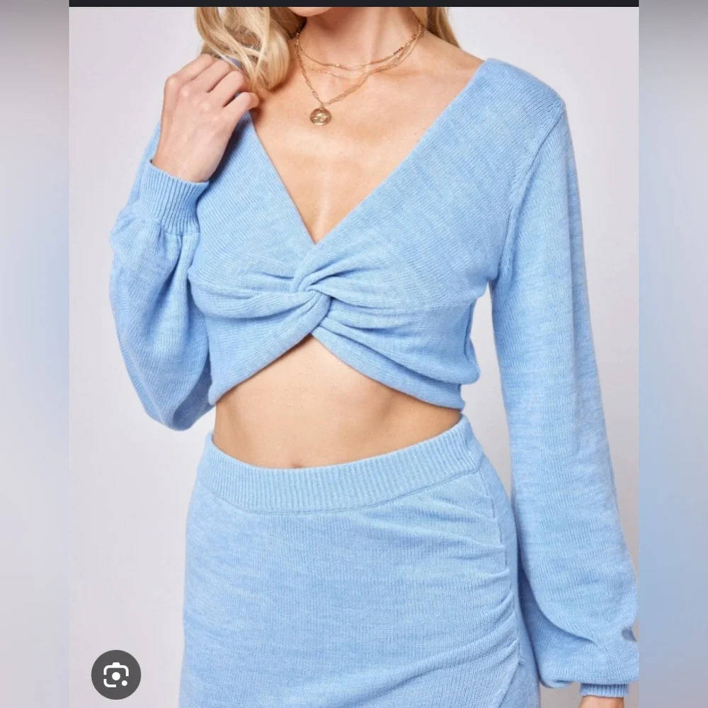 NWT L*Space Siren Sweater Aura Blue Size Small